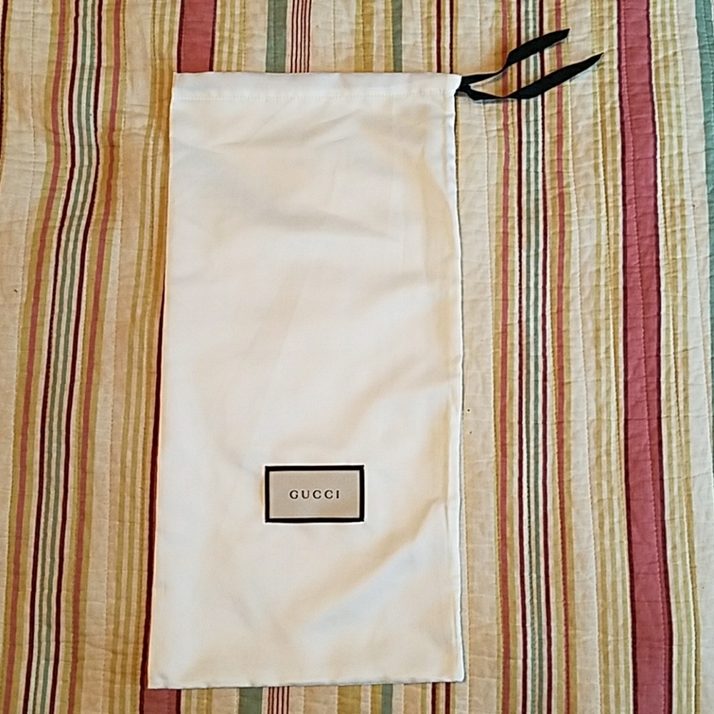 GUCCI silk dust bag